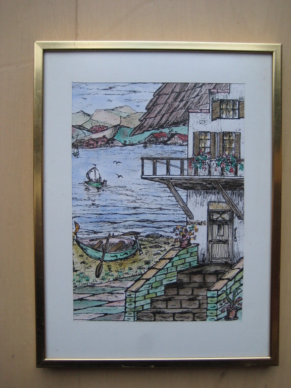 Kuijer , pentekening , landschap kopen? Bied vanaf 1!