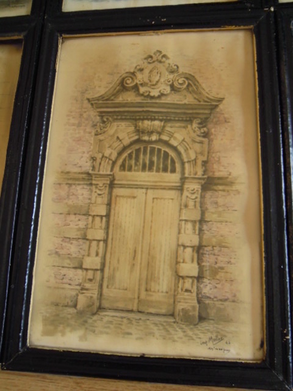 6 X prachtige drukken van LEOPOLD MULLER uit 1942 - 32 x 22cm - Antwerpse Poortjes kopen? Bied vanaf 20!