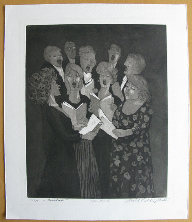 Willy Belinfante (1922-2014) - CANTATE -ets kopen? Bied vanaf 1!