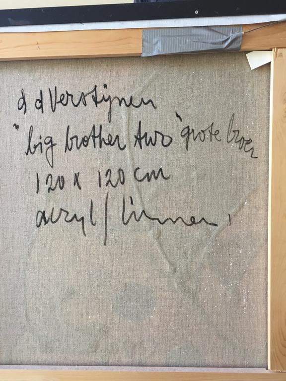 Ad Verstijnen, 'Big Brother two' , Acryl op linnen  kopen? Bied vanaf 2500!