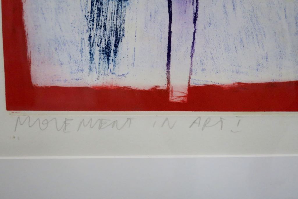 Henryk Ozog: Ets, Movement in art I - Ingelijst kopen? Bied vanaf 40!