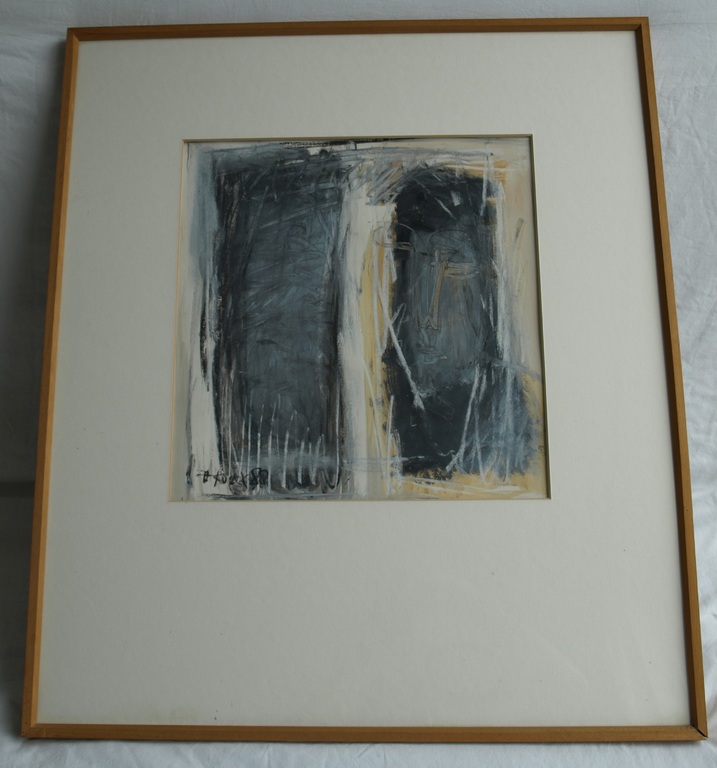 Hannah Kockx : Gemengde techniek, pastel en acryl – gesigneerd & ingelijst –1988 kopen? Bied vanaf 40!