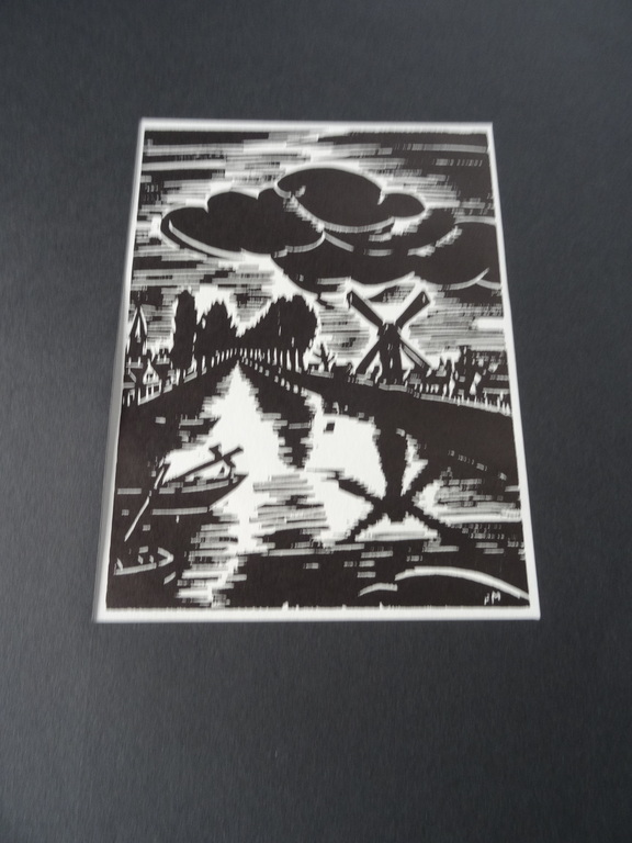 Masereel houtsnede Kanaal van Damme kopen? Bied vanaf 20!