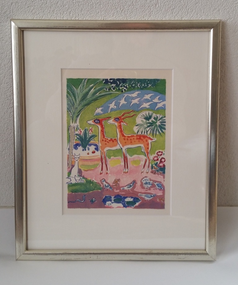 Kees van Dongen, Originele houtgravure uit 1955  kopen? Bied vanaf 1!