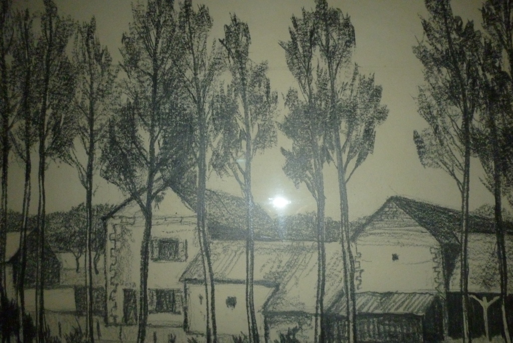 Tekening Ge Hurmans  Boerderij in St Ustre Frankrijk  kopen? Bied vanaf 100!