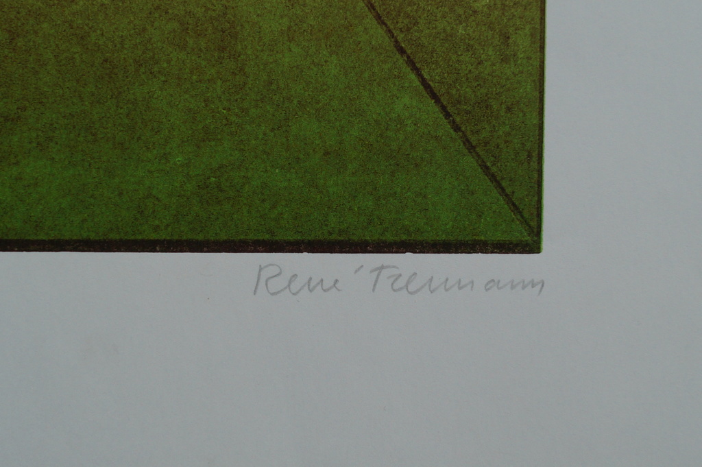 Rene Treumann - gesigneerde handgezette typografie - 2002 kopen? Bied vanaf 25!