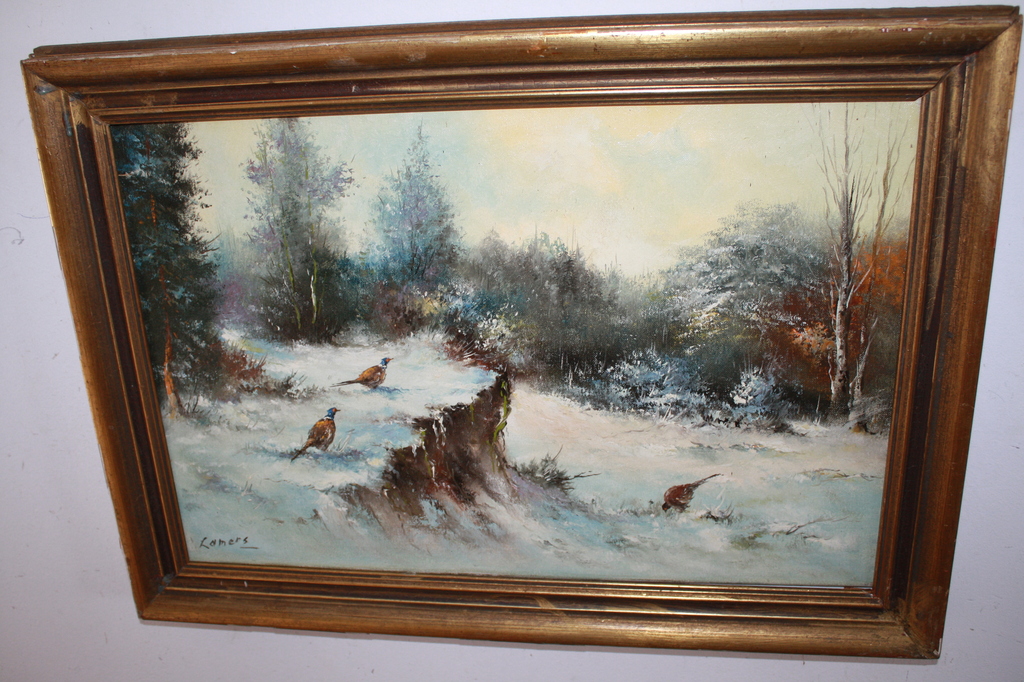 FASANTEN IN DE WINTER in DUINLANDSCHAP v LAMERS kopen? Bied vanaf 1!
