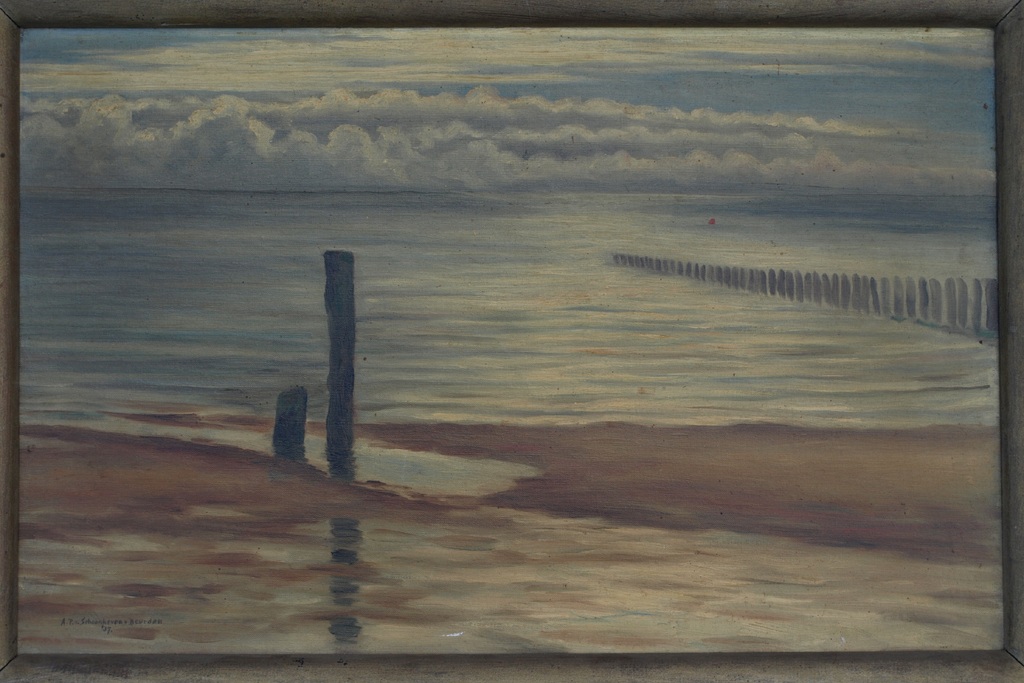 Willy van Schoonhoven van Beurden: Olieverf op doek, Zoutelande – 1937  kopen? Bied vanaf 85!