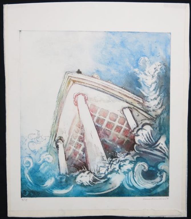 Cor van Haasteren: Ets en aquatint, Zonder titel kopen? Bied vanaf 1!