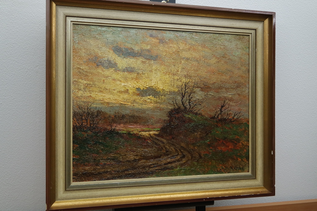 Walter Neuhof (1904-1982) - olieverf op doek - Landschap kopen? Bied vanaf 175!