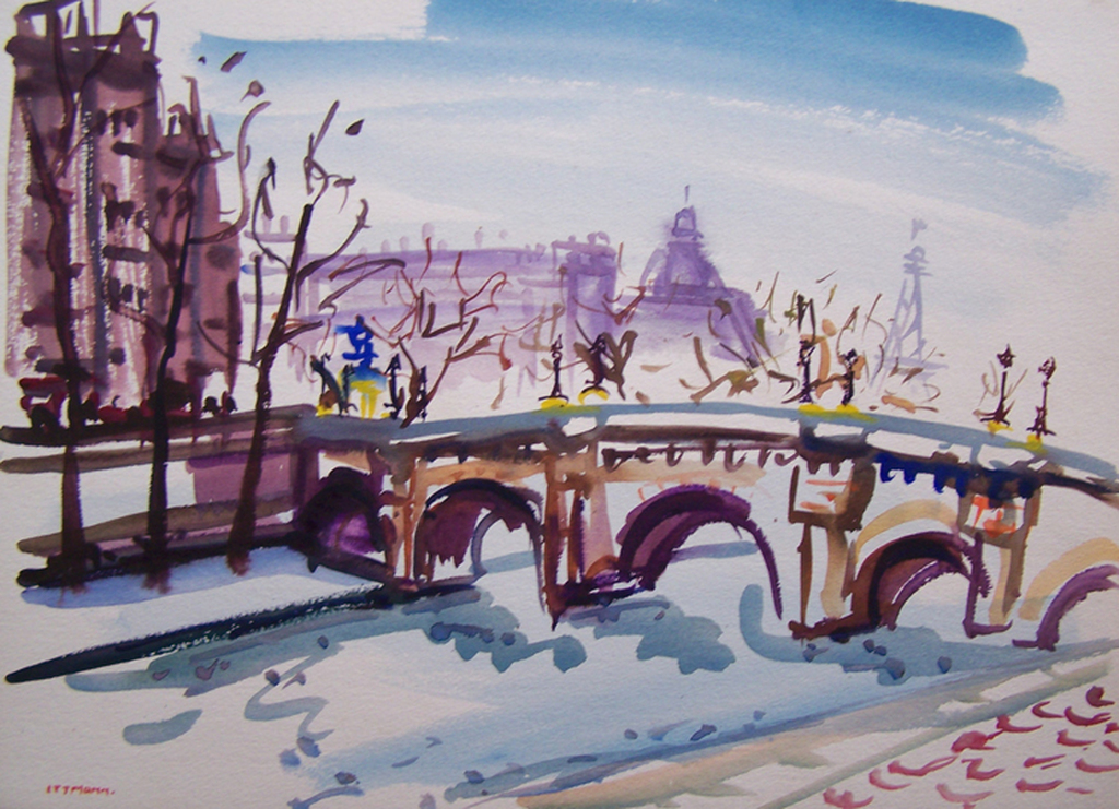 Parijs, Seine met op de achtergrond de Efifeltoren kopen? Bied vanaf 150!