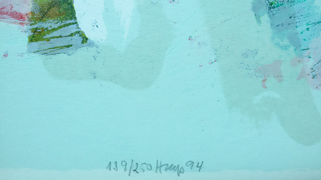 Hans Meyer Petersen - Abstracte compositie, zeefdruk kopen? Bied vanaf 1!