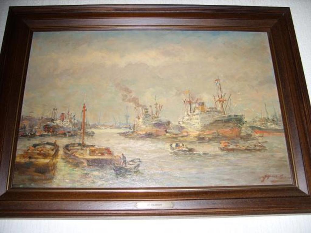 Joop Molenaar - Havengezicht Rotterdam  kopen? Bied vanaf 490!