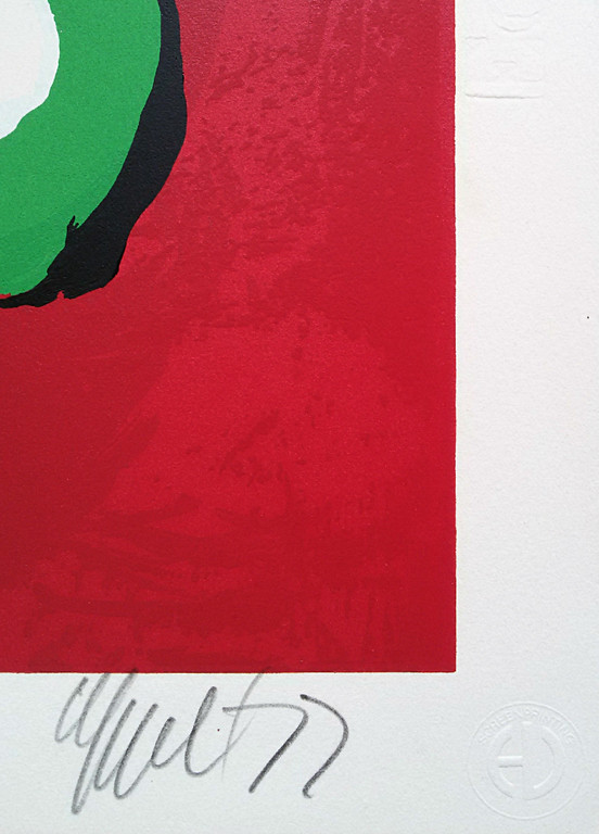 Karel Appel - Zeist, handgesigneerde en genummerde zeefdruk (groot) kopen? Bied vanaf 900!
