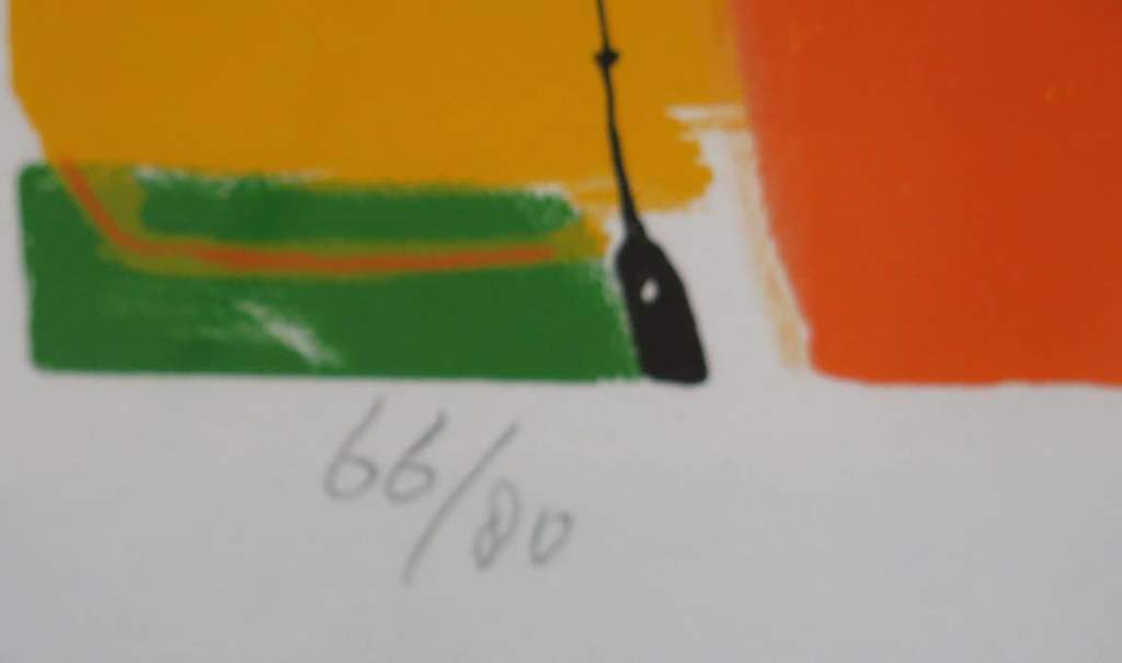 Frank Lejeune: Zeefdruk, Zonder titel - Ingelijst kopen? Bied vanaf 100!