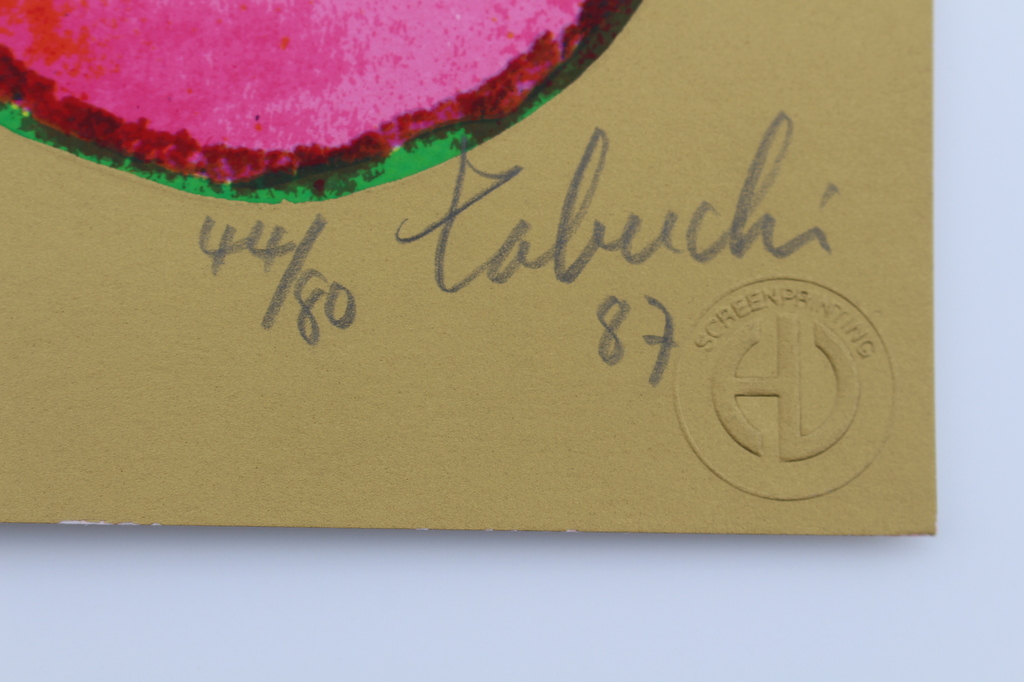 Yasse Tabuchi - Yasse Tabuchi (1921-2009)- handgesigneerd - oplage 80 -1987 kopen? Bied vanaf 1!