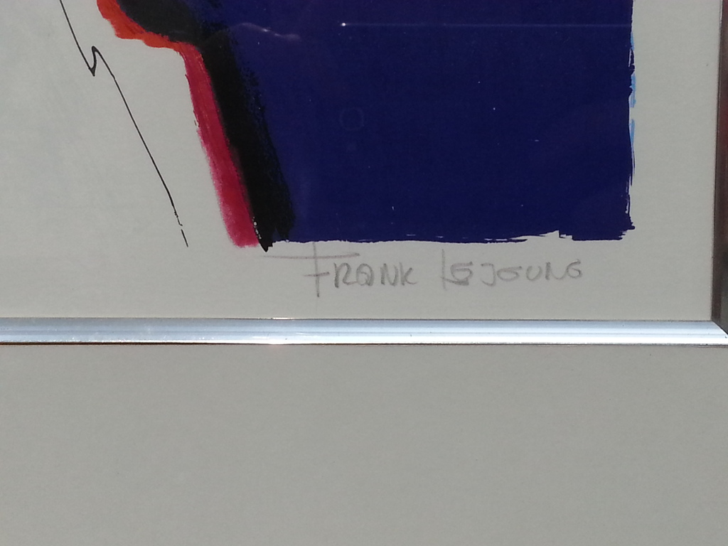 Frank Lejeune, zeefdruk met lijst , titel: First visit Veules les Roses kopen? Bied vanaf 40!