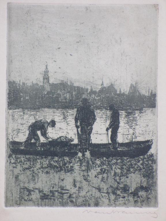 Martin van Waning, Schuitlossers, Ets kopen? Bied vanaf 1!