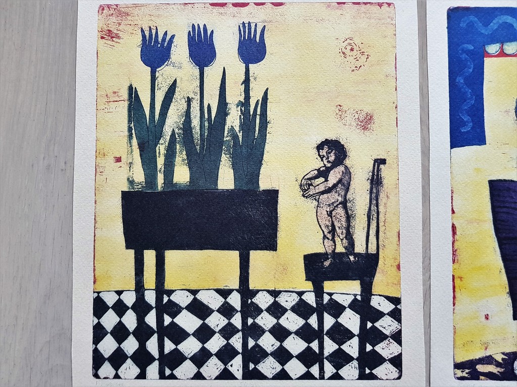 Eliza Kopec - 2 Litho,s - Fleurs du Paradis/Primavera - Gesigneerd kopen? Bied vanaf 1!