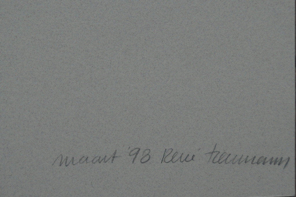 Rene Treumann- gesigneerde prent - 1998 kopen? Bied vanaf 15!