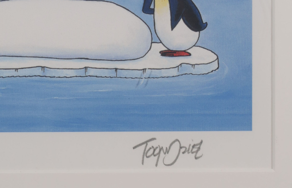 Toon van Driel: Giclee, IJsbeer - Ingelijst kopen? Bied vanaf 35!