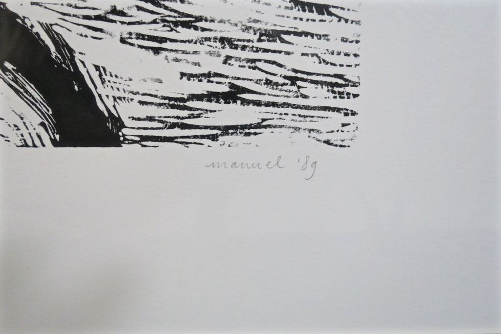 Manuel Kurpershoek: Linosnede, Slaap - Ingelijst kopen? Bied vanaf 1!