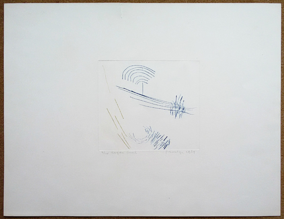 Jan Montyn - Zonder titel, droge naald ets kopen? Bied vanaf 75!