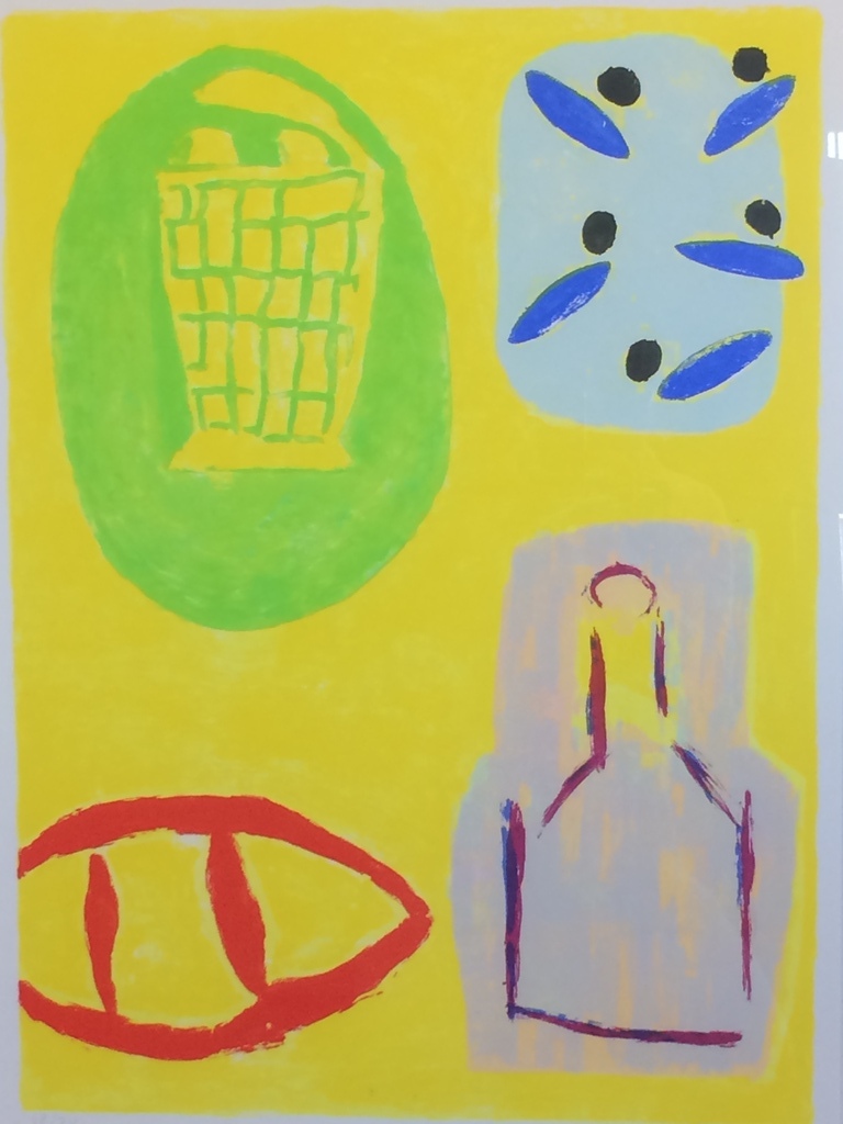 Dolf Verlinden - Kleurrijke zeefdruk va Dolf Verlinden 38/70 met fraaie lijst. kopen? Bied vanaf 80!