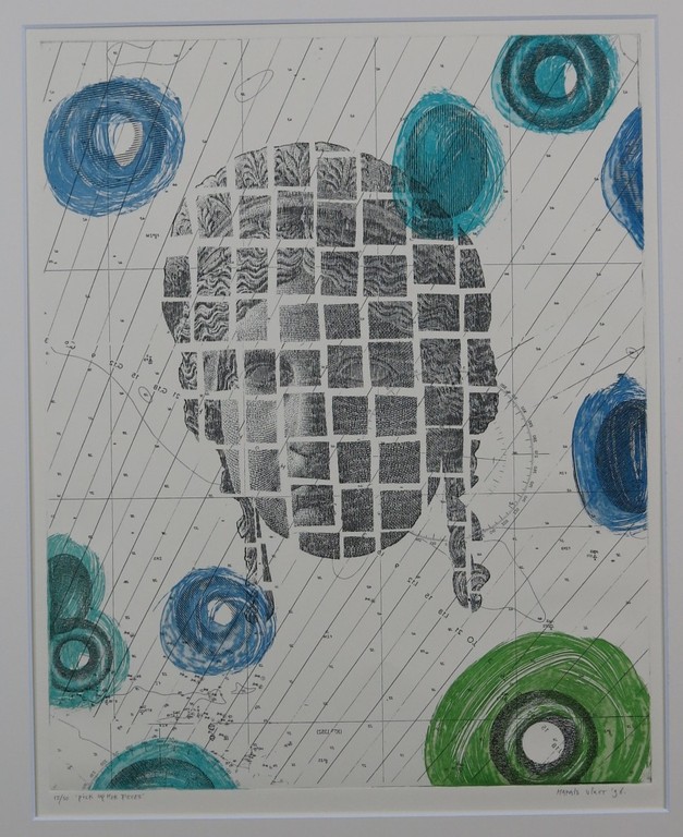 Harald Vlugt: Ets en aquatint, Pick up her pieces verkocht voor € 55!