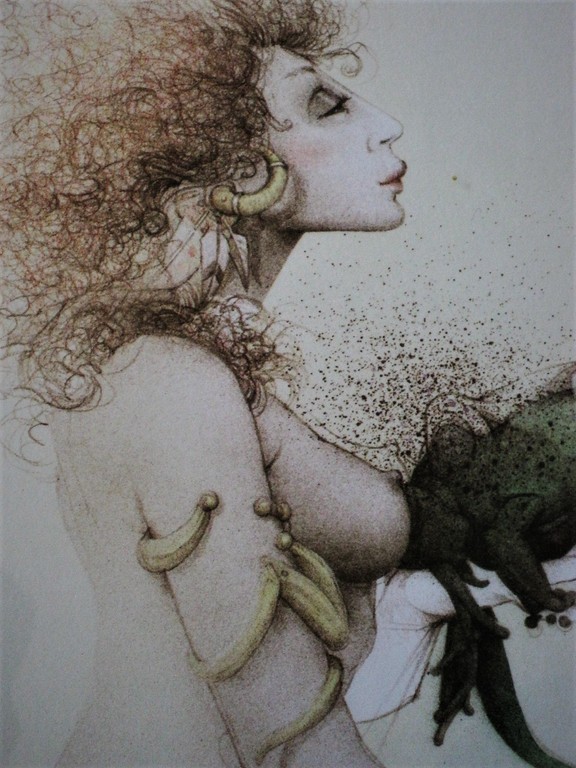 Magisch Realisme van Michael Parkes ! gesigneerde steendruk nr 85 van 200  kopen? Bied vanaf 1!