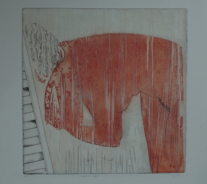 Mark Visione - gesigneerde ets - singapore suite I - 50 ex. kopen? Bied vanaf 25!