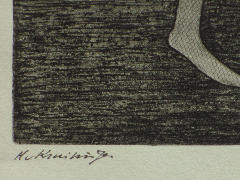 Harry van Kruiningen, The Pit and the Pendulum, Litho kopen? Bied vanaf 1!