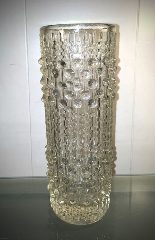 Frantisek Peceny:  Vintage Hermanova Hut 'Candle wax'   vaas  kopen? Bied vanaf 14!