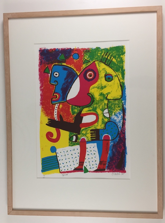 Clemens Briels, kleurenzeefdruk, 'I', 1995      (INGELIJST) kopen? Bied vanaf 169!