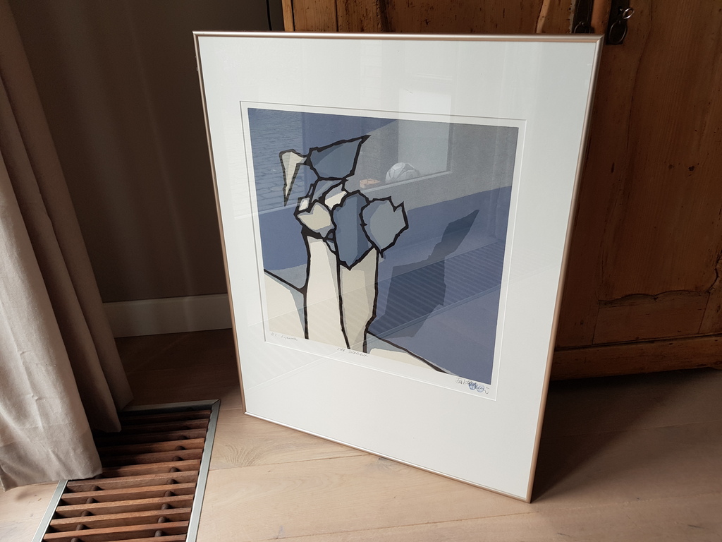 Fon klement (1930-2000) - houtsnede H.C., gesigneerd  kopen? Bied vanaf 150!