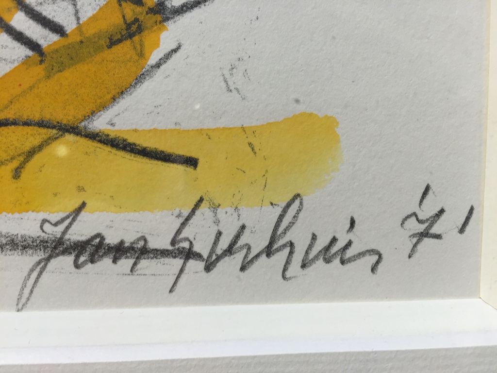 JAN SIERHUIS Originele Aquarel van de bekende ( CoBrA ) kunstenaar. kopen? Bied vanaf 1!