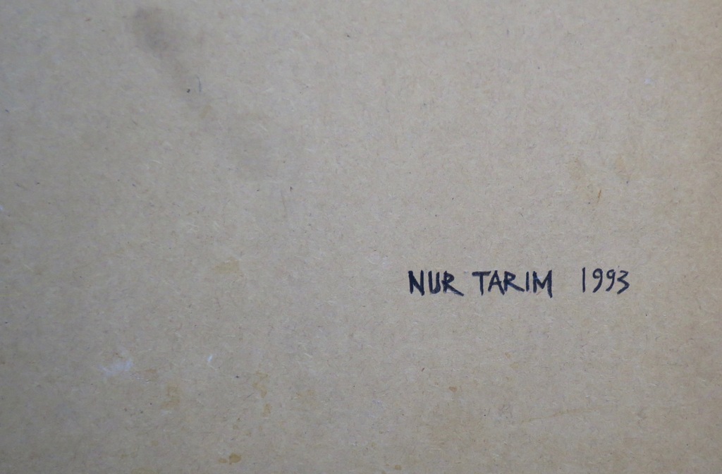 Nur Tarim: Gemengde techniek, Zonder titel -Ingelijst kopen? Bied vanaf 80!