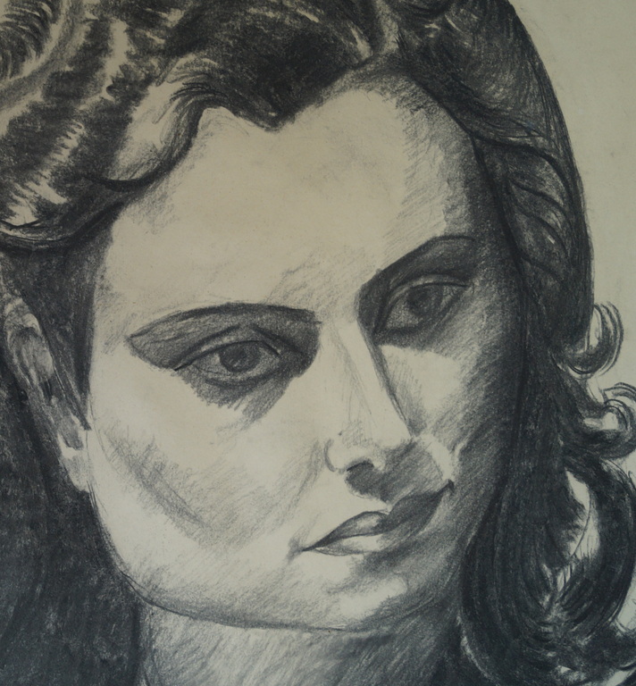 Gerard Princée (1908-1999), houtskool op papier, z.t. kopen? Bied vanaf 75!