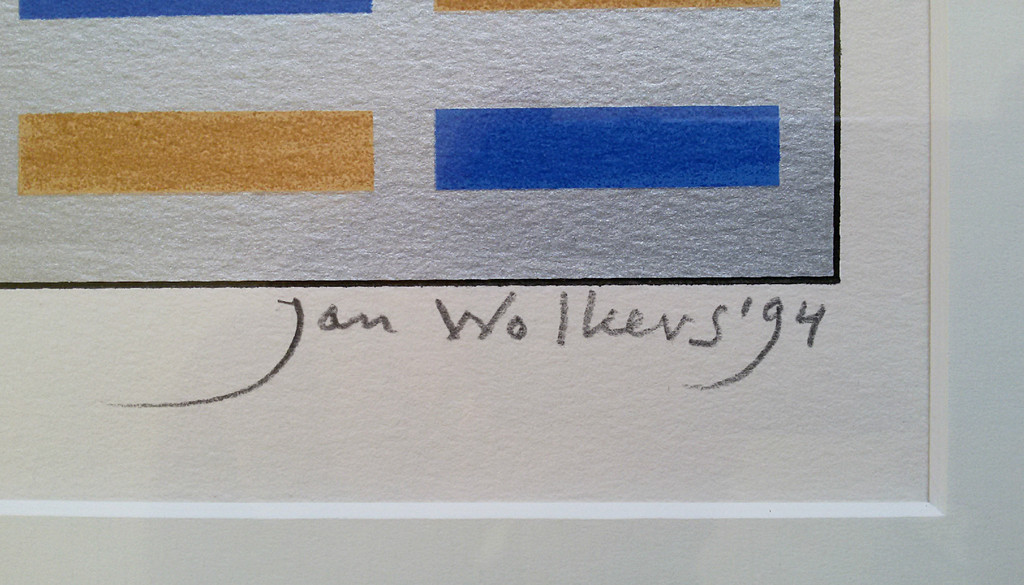 Jan Wolkers - Hommage aan Noord-Holland, zeefdruk (prachtig ingelijst) kopen? Bied vanaf 325!