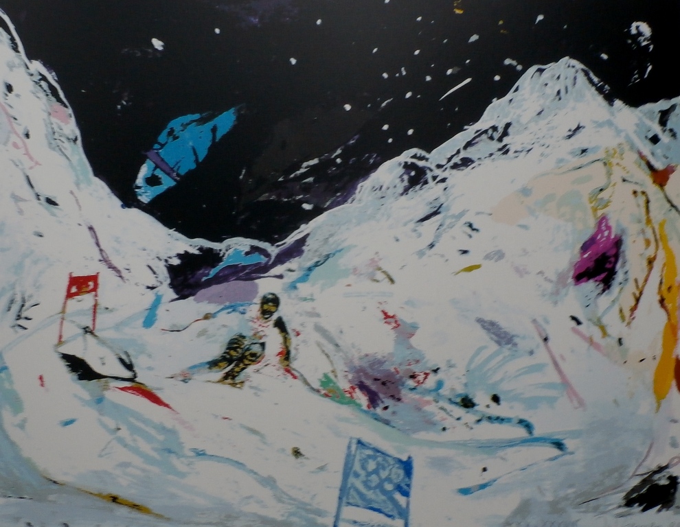 Jan van Diemen - Zeefdruk: "Skieer" - 1999 verkocht voor € 45!