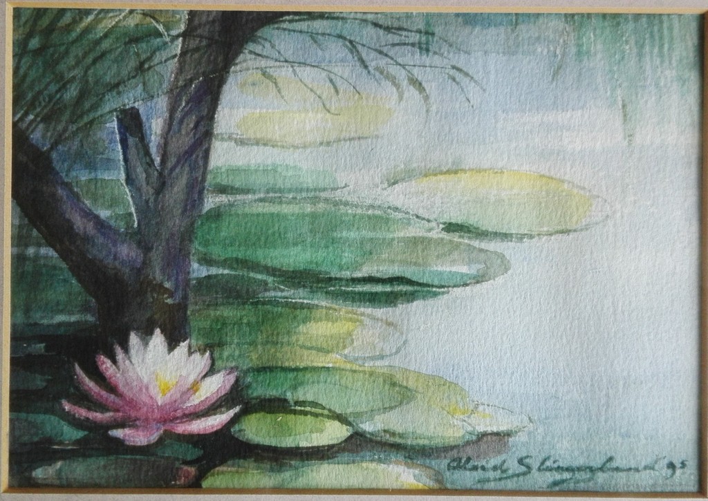 Aleid Slingerland: Aquarel, titel onbekend kopen? Bied vanaf 1!