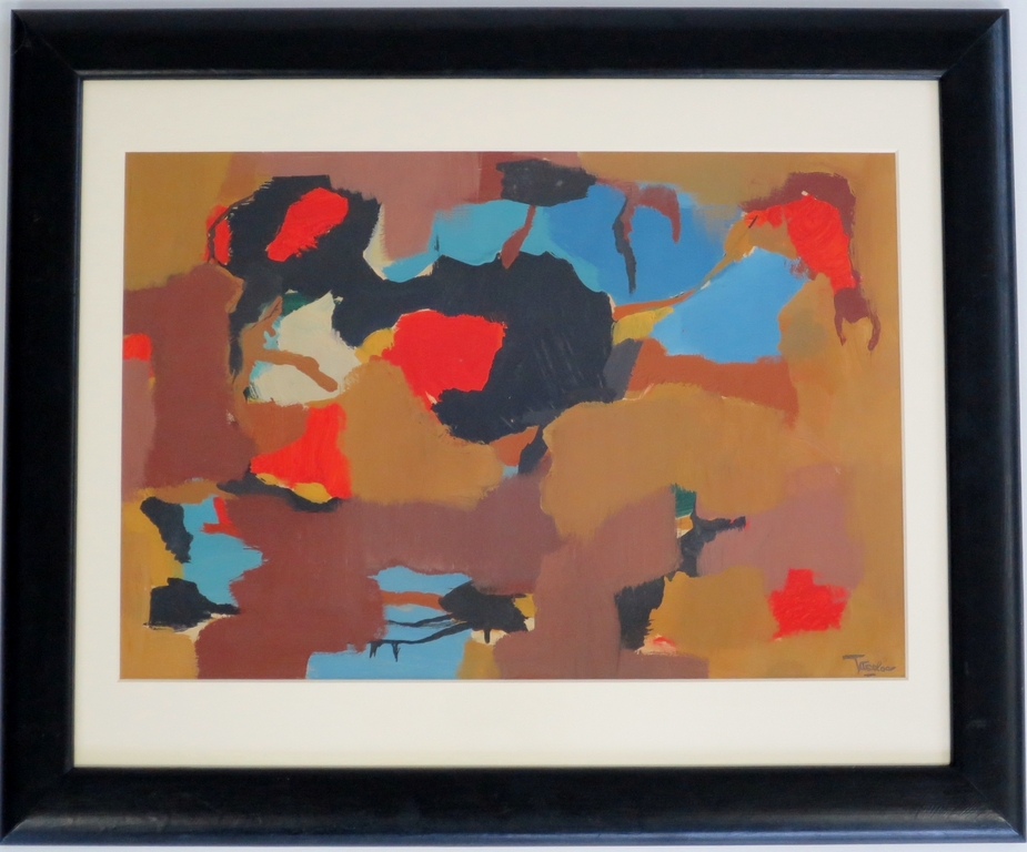 Henri Titselaar (1917-2013) - Gouache op papier ca. 1960 kopen? Bied vanaf 275!