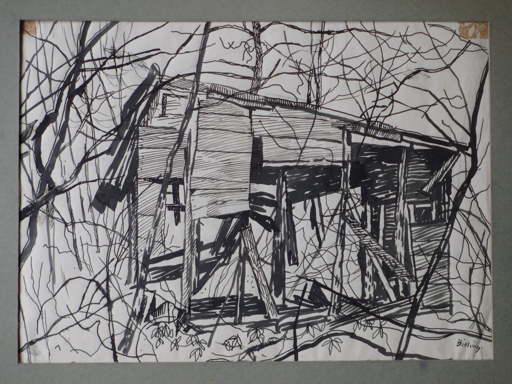 Herman Bieling, Boshut, Tekening kopen? Bied vanaf 1!