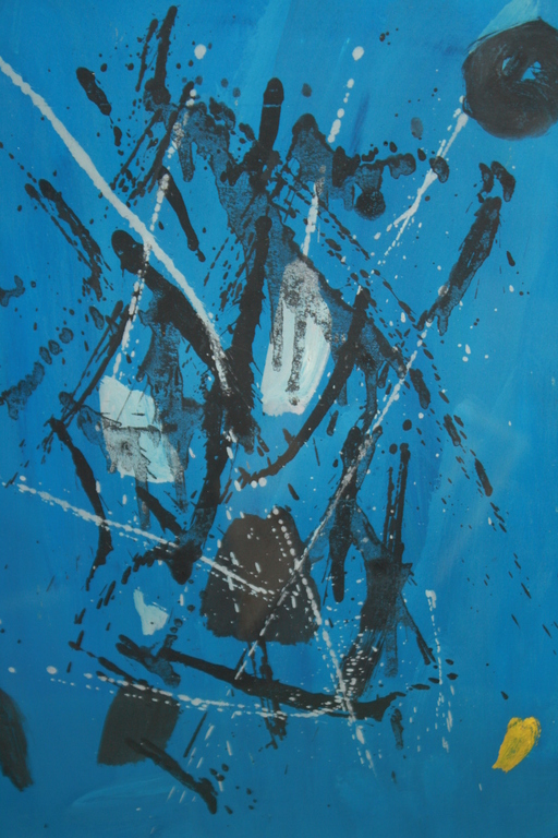 SCHILDERIJ ABSTRACT DOOR KRUIJF ??? kopen? Bied vanaf 1!