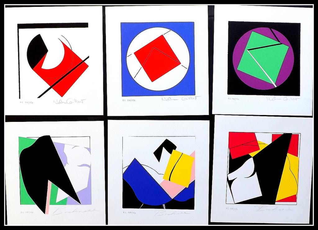 Kenneth Wayne Bushnell en Helen Gilbert-Bushnell - 6x litho - ZEER ZELDZAAM  kopen? Bied vanaf 1!