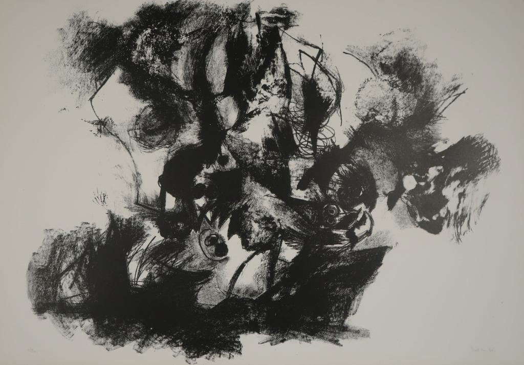 Jef Diederen: Litho, Z.T. zwart kopen? Bied vanaf 60!