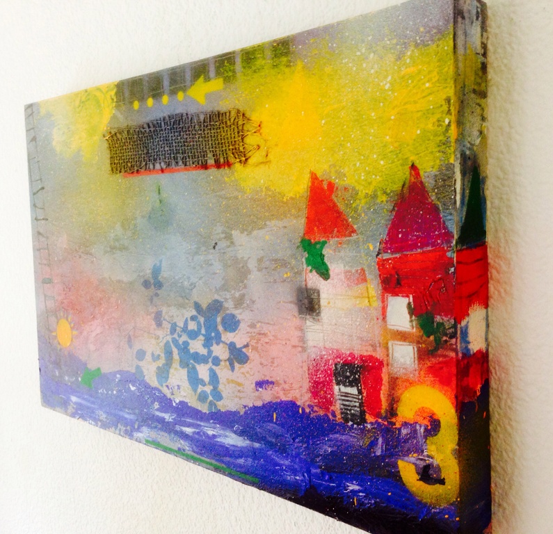 Theo koster, gemengde techniek, en toen viel de zon in de zee kopen? Bied vanaf 1!