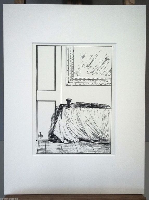 Salvador Dali - Interior - Lithografie - oplage 2500 ex. - 1944 kopen? Bied vanaf 1!