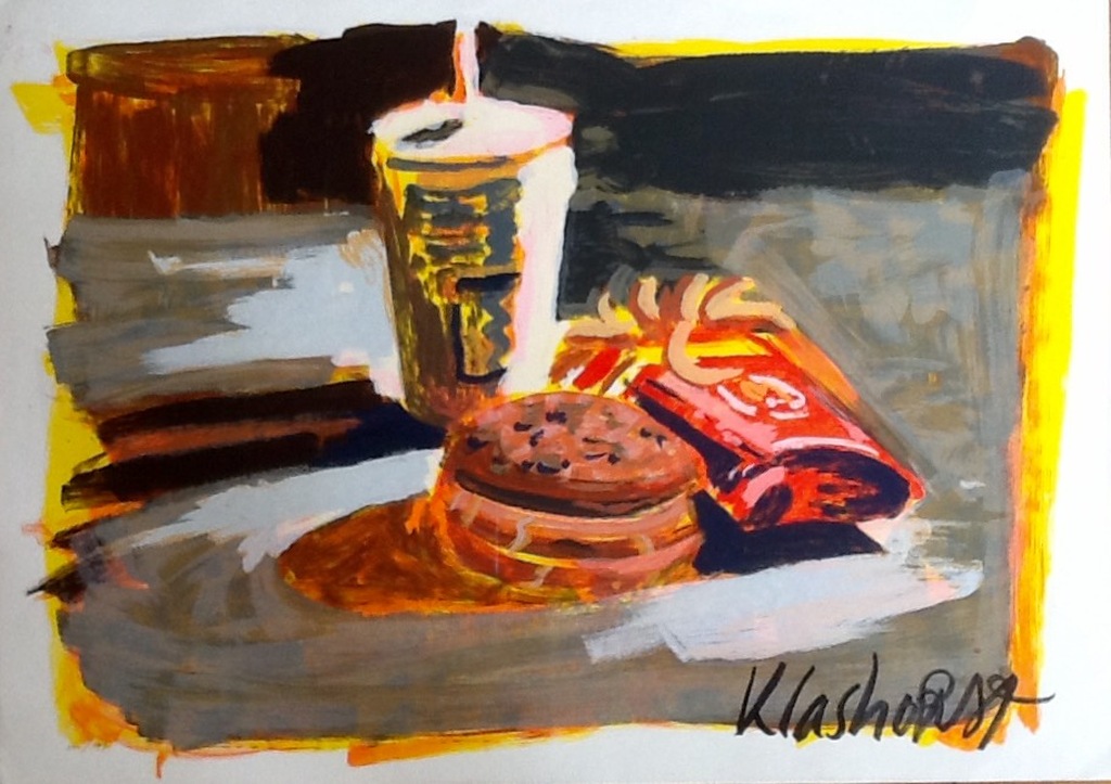 Peter Klashorst,zeefdruk,Big Mac,oplage 28/40AP kopen? Bied vanaf 45!