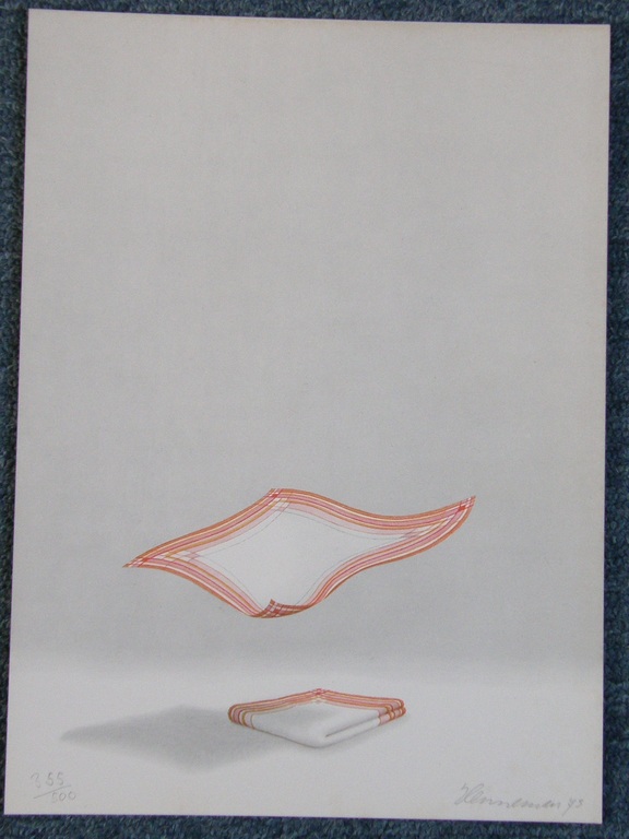 Jeroen Henneman: genummerd en met potlood gesigneerd verkocht voor € 65!